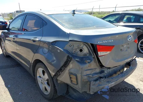 2013 Hyundai Elantra Gls from USA, damaged, VIN 5NPDH4AE4DH398253